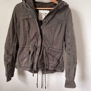 Abercombie & Fitch Army Green Jacket